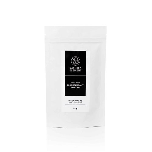 Natures_Element_Freeze_Dried_Blackcurant_Powder Liofilizuotų juodųjų serbentų milteliai 50g