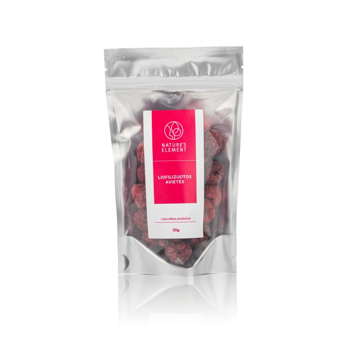 Liofilizuotos avietės