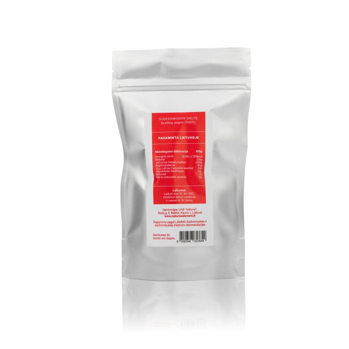 Liofilizuotos braškės