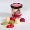 Liofilizuotu vaisių ir uogų skanėstai2 Liofilizuotu vaisių ir uogų skanėstai stiklainiukas