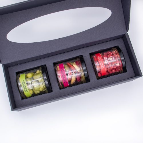 Liofilizuotų uogų ir skanėstų rinkinys