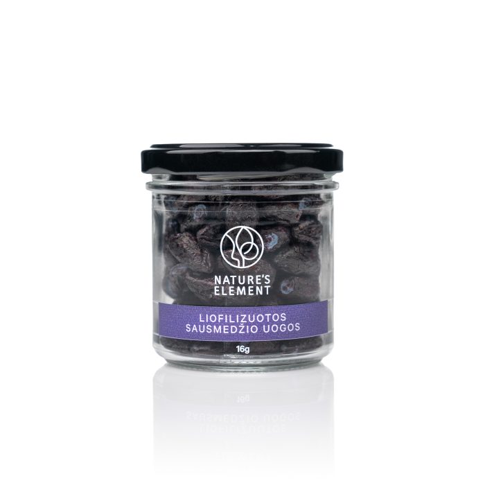 Liofilizuotos sausmedžio uogos
