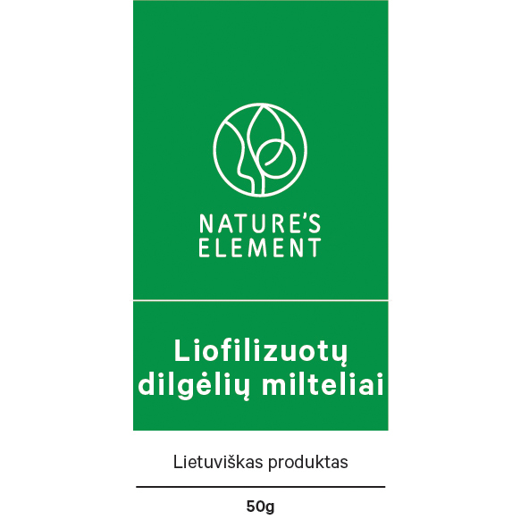 Liofilizuotų dilgėlių milteliai